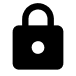 icon secure black